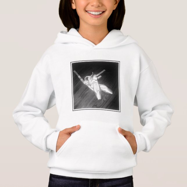 Hoodie de los Chicas de 'zapatillas de mano' (Anverso)