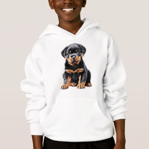 Hoodie de porra de Rottweiler para niños
