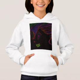 Hoodie de pullover de trickster multicolor