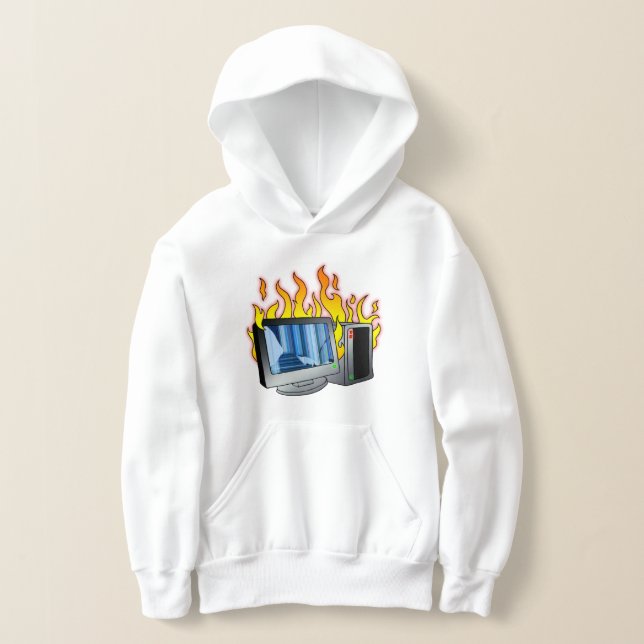 Hoodie de pullover para niños de bomberos informát (Distribución )