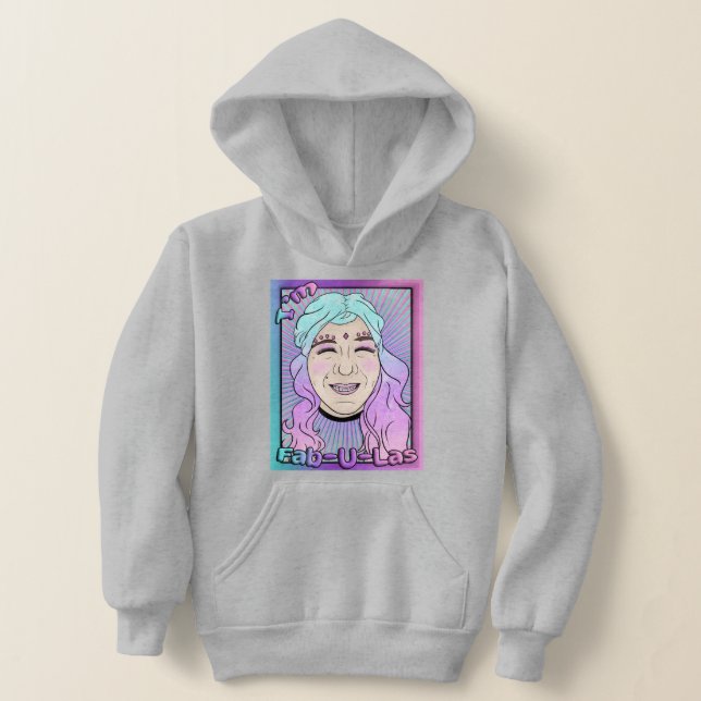 Hoodie de pullover para niños de Zer0 Fab-U-Las (Distribución )