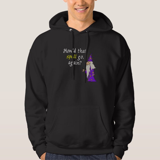 Hoodie de sudadera del asistente negro (Anverso)