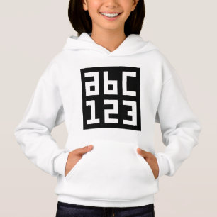 Hoodie del Chica del ABC 123