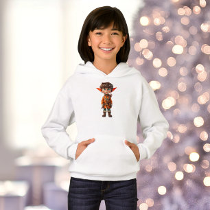Hoodie del Chica Elf Navidades