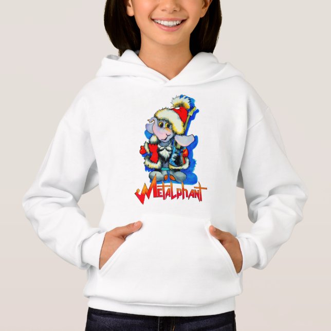 Hoodie del Chica Metalphant Winter (Anverso)
