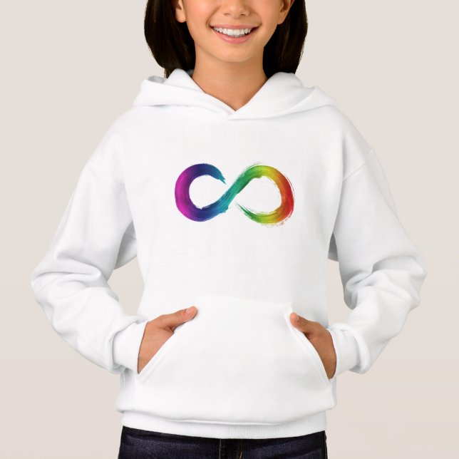 Hoodie del logotipo de la neurodiversidad (Anverso)