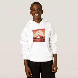 Hoodie fusée sur mars