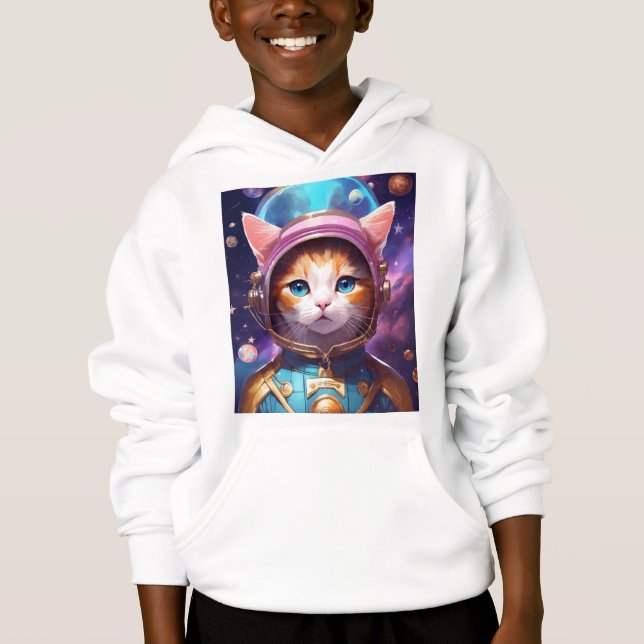 Hoodie gráfica Adorable para gatos y pulpos (Anverso)