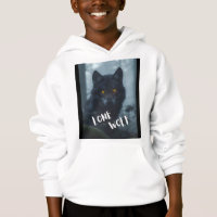 hoodie infantil (diseño de lobo solitario)