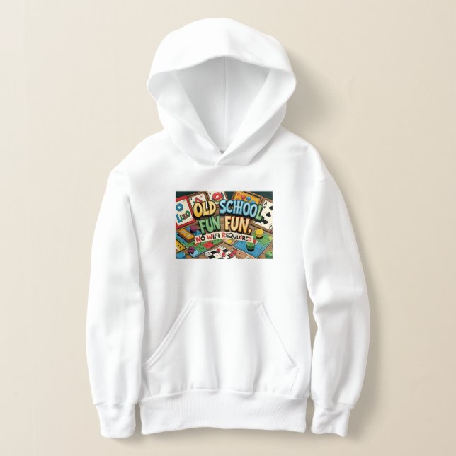 Hoodie Infantil Unisex - Hoodie De Nostalgia Retro (Distribución )