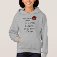 Hoodie Kids Animal Paw Print