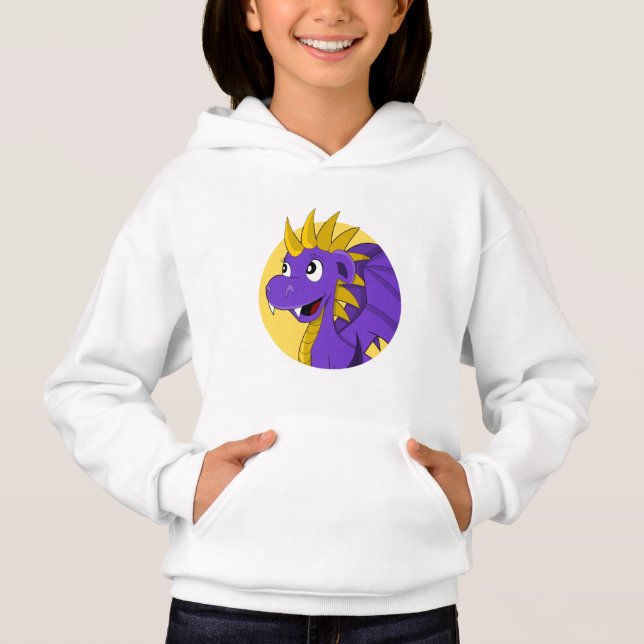 Hoodie personalizado de dragón morado (Anverso)