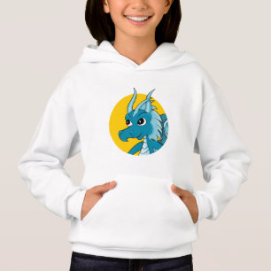 Hoodie personalizado del dragón azul
