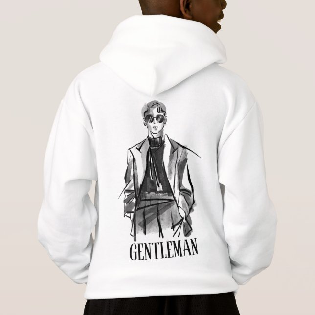 Hoodie Pullover De Los Niños (Reverso)