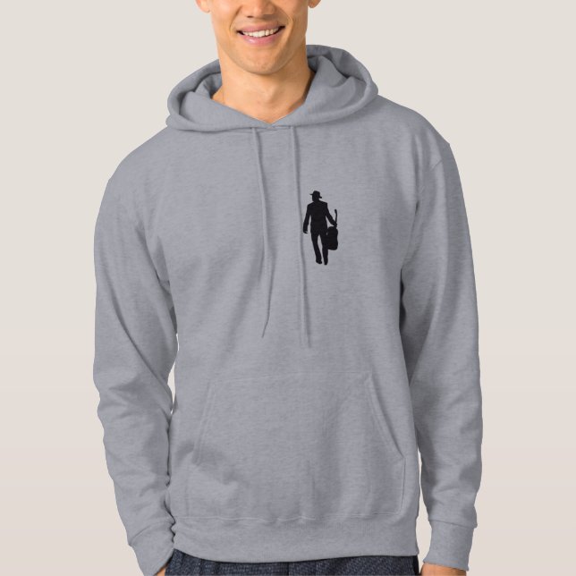 hoodie sweater gitarist (silhouet) (Anverso)