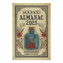 Hoodoo Almanac 2025 Portada Poster Glossy Art