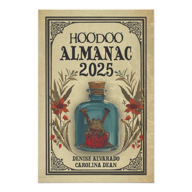 Hoodoo Almanac 2025 Portada Poster Glossy Art (Anverso)