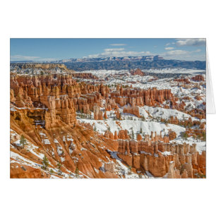 Hoodoos en Sunset Point en la tarjeta de felicitac