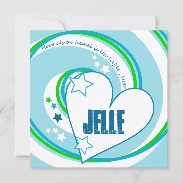 Hoog als de hemel is Uw liefde, Heer (Anverso)