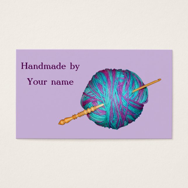 Hook e hilados Fabricados a mano por tarjetas (Frente)