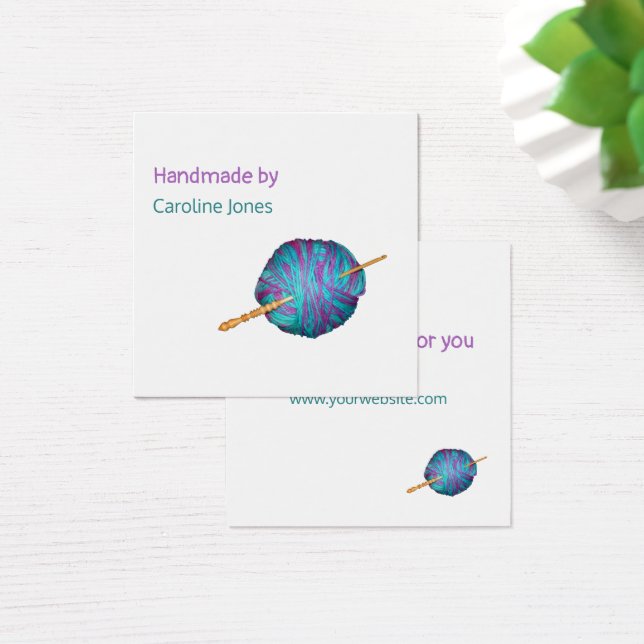 Hook e hilados Hecho a mano por - tu nombre (Escritorio)