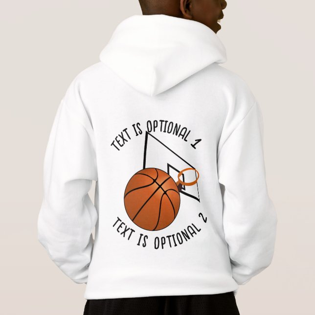 Hoop de baloncesto en baloncesto (Reverso)
