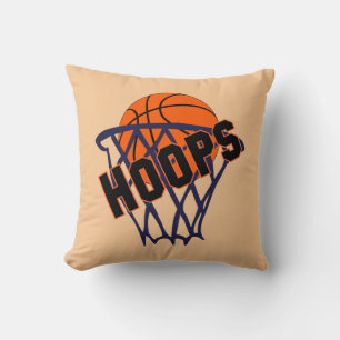 Hoops Basketball & Net Cojín decorativo
