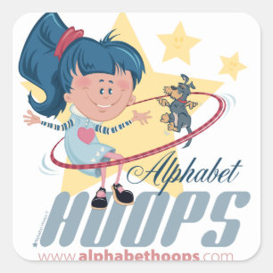 Hoops de alfabeto: Pegatinas