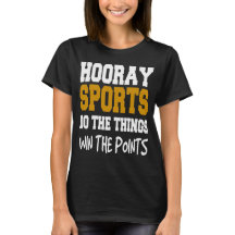Hooray la camiseta básica de las mujeres de los