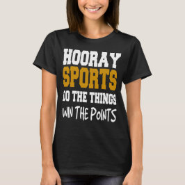 Hooray la camiseta básica de las mujeres de los