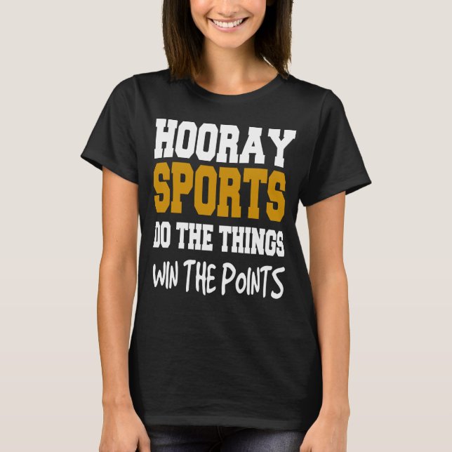 Hooray la camiseta básica de las mujeres de los (Anverso)