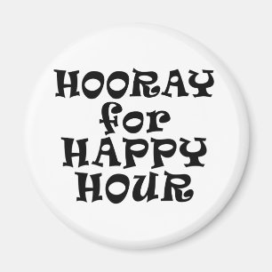 Hooray para el imán de la hora feliz