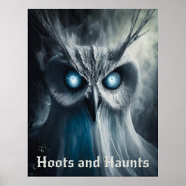 Hoots And Haunts - Impresión de Halloween