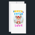 Hope Faith Love<br><div class="desc">Hope Faith Love. Tarjeta plana de 8" x 4". La temporada de los Navidades está aquí de nuevo y la gente está ocupada con sus preparativos para una cena de Navidades porque los Navidades son un momento para reuniones familiares, lazos familiares y renovar amistades. Así que prepárense para los Navidades...</div>