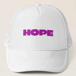 Hope - Sombrero de Camión Blanco