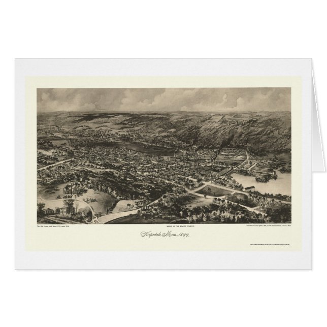 Hopedale, mapa panorámico de las MAMÁES - 1899 (Anverso (Horizontal))