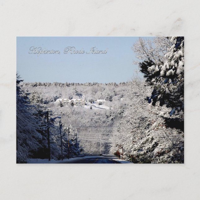 Hopkinton, postal de Rhode Island (Anverso)