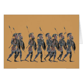 Hoplitas del griego clásico de la panoplia en el