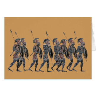 Hoplitas del griego clásico de la panoplia en el