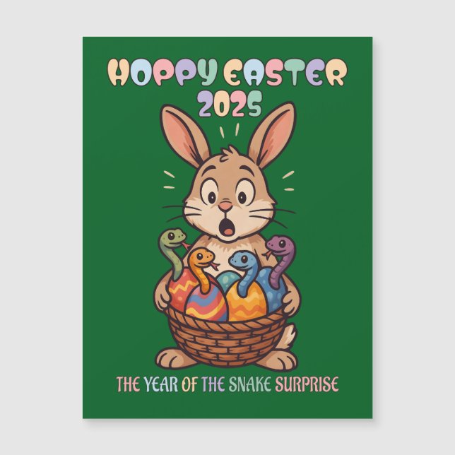 Hoppy Easter 2025: The Year of the Snake Surprise! (Anverso)