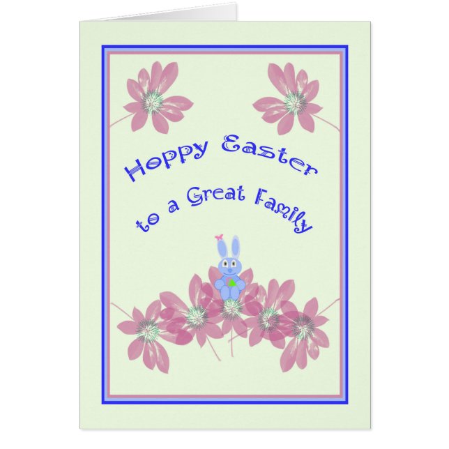 Hoppy Easter Card, bebé, (Frente)