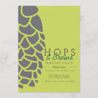 Hops & Brews | Invitación de Fiesta de cervecería