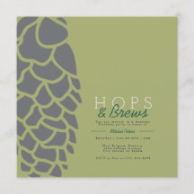 Hops & Brews | Invitación de Fiesta de cervecería