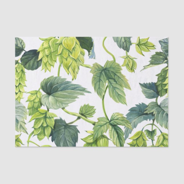 Hops, Papel De Tejido De Favor De La Cerveza (Anverso)