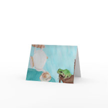 Hora con Frederick: Tarjeta de felicitación 4"x5.6