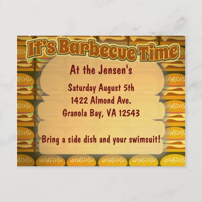 ¡Hora de barbacoa! (Anverso)