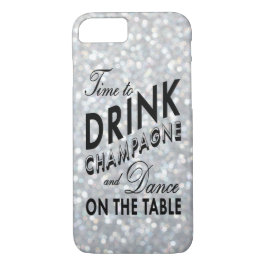 Hora de beber champán en Funda Silver iPhone 7