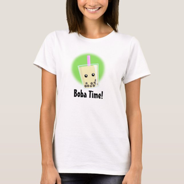 ¡Hora de Boba! Camiseta (Anverso)