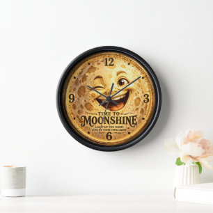Hora de brillar diseño de reloj único