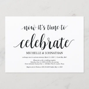 hora de celebrar, invitaciones de fuga de novios